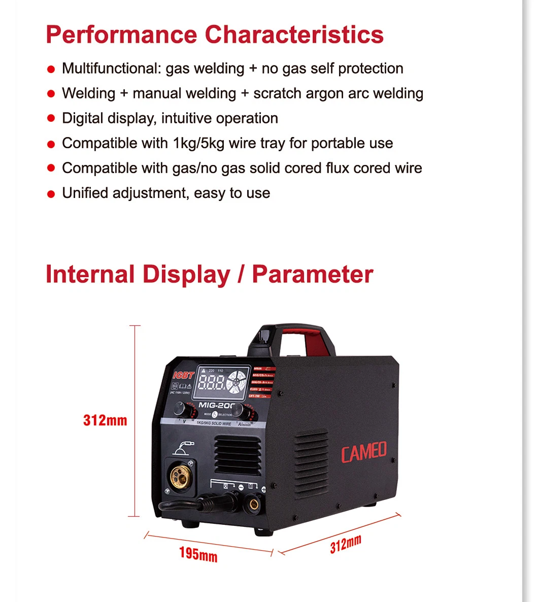 MIG Welding Machine MIG/Arc/TIG/Mag/Flux 5 in 1 Price