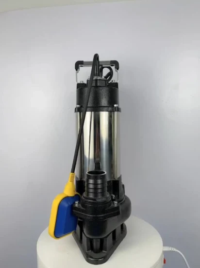 Bomba submersível de drenagem a jato submersível elétrica solar de irrigação Qdx de aço inoxidável com interruptor flutuante para casa, bomba de água de esgoto suja e limpa